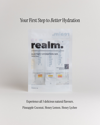 Realm Electrify Hydration - Variety Pack (6 sticks, 3 flavours)